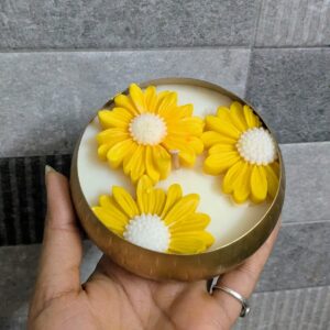 Floral Resin Art Bowl